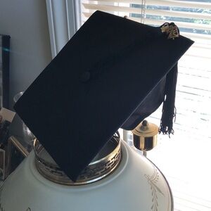 NWOT Black 🎓 graduation cap with tassel.